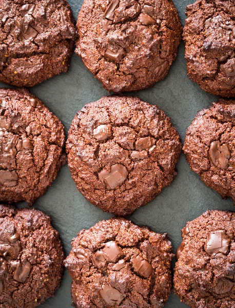 粮食免费的巧克力饼干 — 图库照片