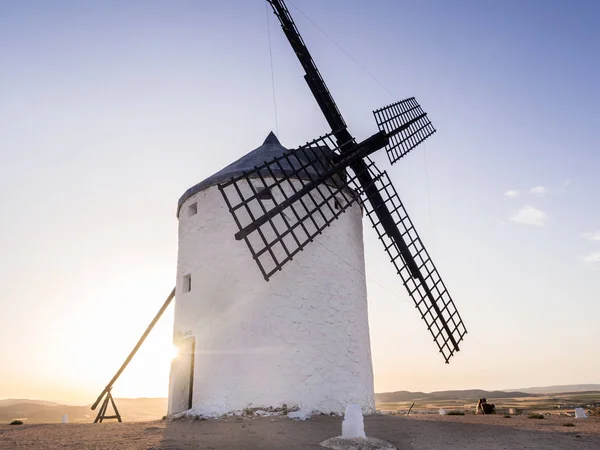 Vecchi mulini a vento a Consuegra — Foto Stock