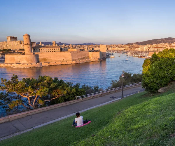 Marseille Saint Jean Castle — Stok fotoğraf