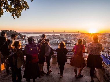 Lizbon bakış açısı turist