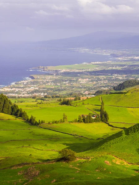 Sao Miguel Island, Azores, Portekiz manzara şaşırtıcı 