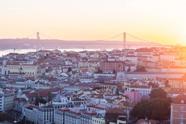 Lisboa Portugal Noviembre 2017 Paisaje Nocturno Lisboa Portugal — Foto de Stock