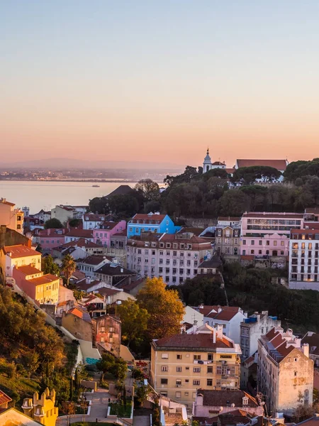 Lisbon Portekiz Kasım 2017 Cityscape Lizbon Portekiz Belvedere Our Lady — Stok fotoğraf