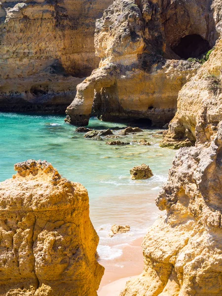 Praia Sao Rafael Пляж Сан Рафаель Алгарве Португалія — стокове фото