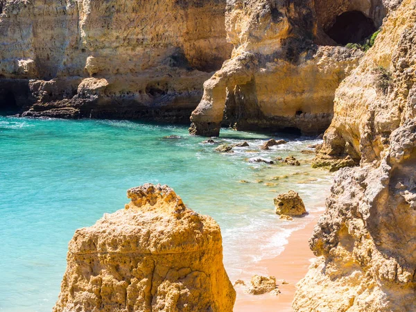 Stranden Praia Sao Rafael Sao Rafael Algarve Portugal — Stockfoto