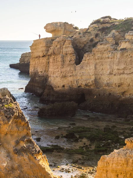 Praia Sao Rafael Пляж Сан Рафаель Алгарве Португалія — стокове фото