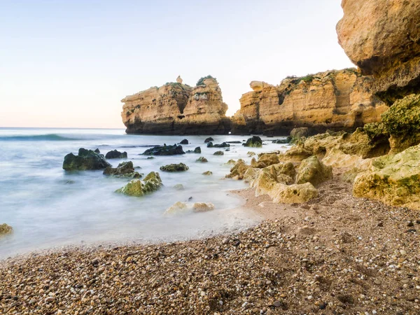 Stranden Praia Sao Rafael Sao Rafael Algarve Portugal — Stockfoto