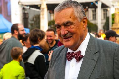 Asilzade Karel Schwarzenberg Ulusal hac eski Boleslav Çek Cumhuriyeti 28.9.2017 ziyaret etti