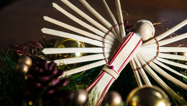 Noel arka plan ve dekorasyon ahşap yeni yıl üzerinde