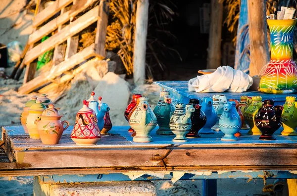 geleneksel Tunus seramik, Djerba, 07 Kasım 2014