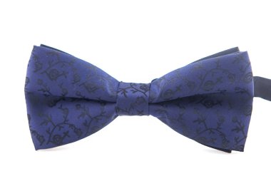 Beyaz arka plan üzerinde çizgili lüks mavi yay