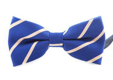 Beyaz ile mavi yay hat izole beyaz arka plan