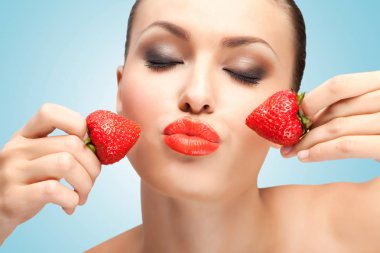 yaratıcı bir güzel kız portresi