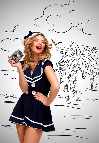 Pin-up denizci kız 