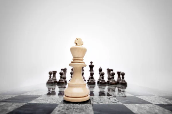 Concept de jeu d'échecs — Photo