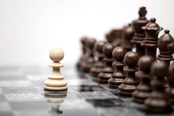 Концепция шахматных игр — стоковое фото