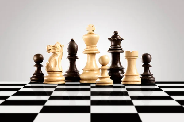 Концепция шахматных игр — стоковое фото