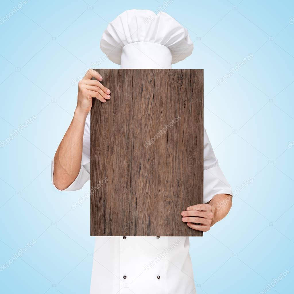 restaurant chef hiding