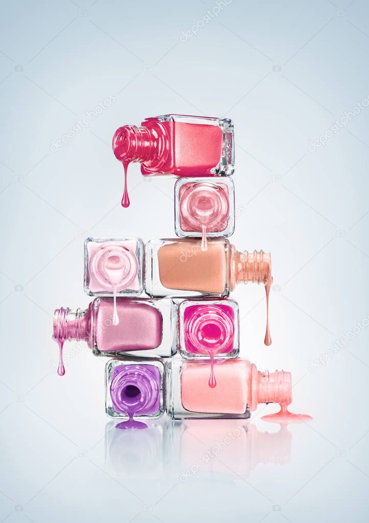 nail polish bottles  