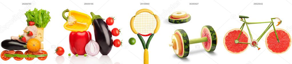 sport compositions made of vegetables