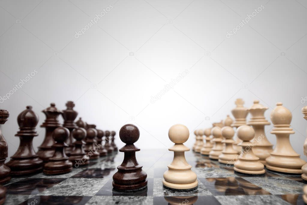 Chess game concept 