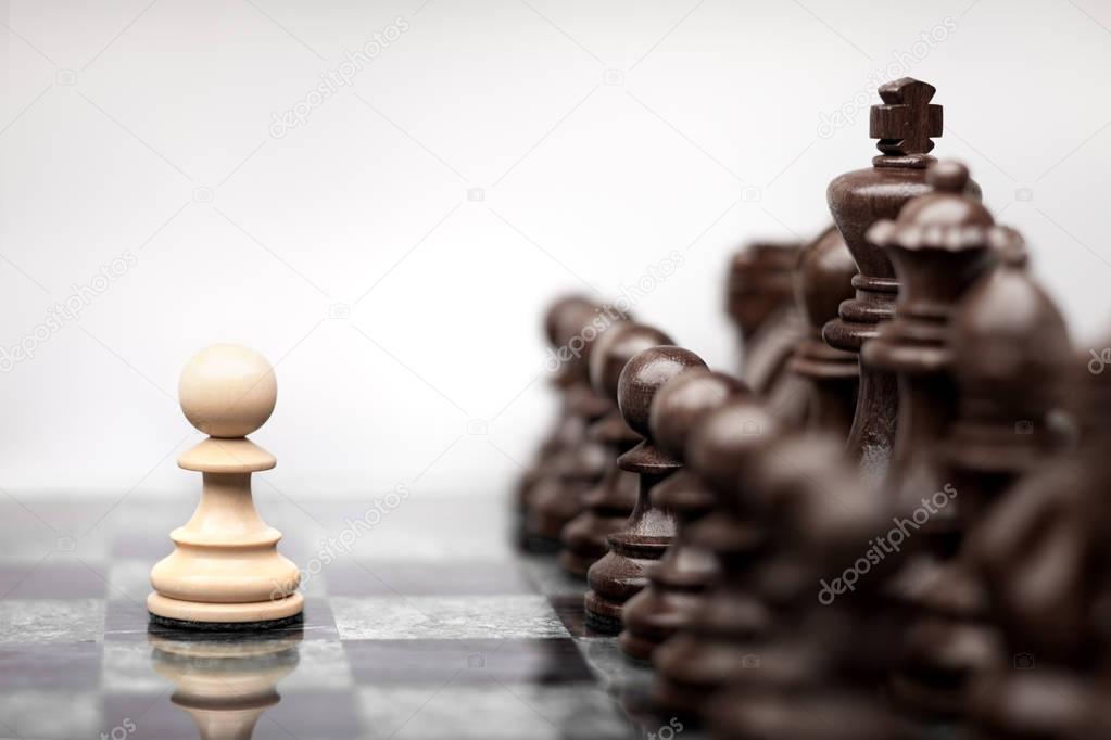 Chess game concept 
