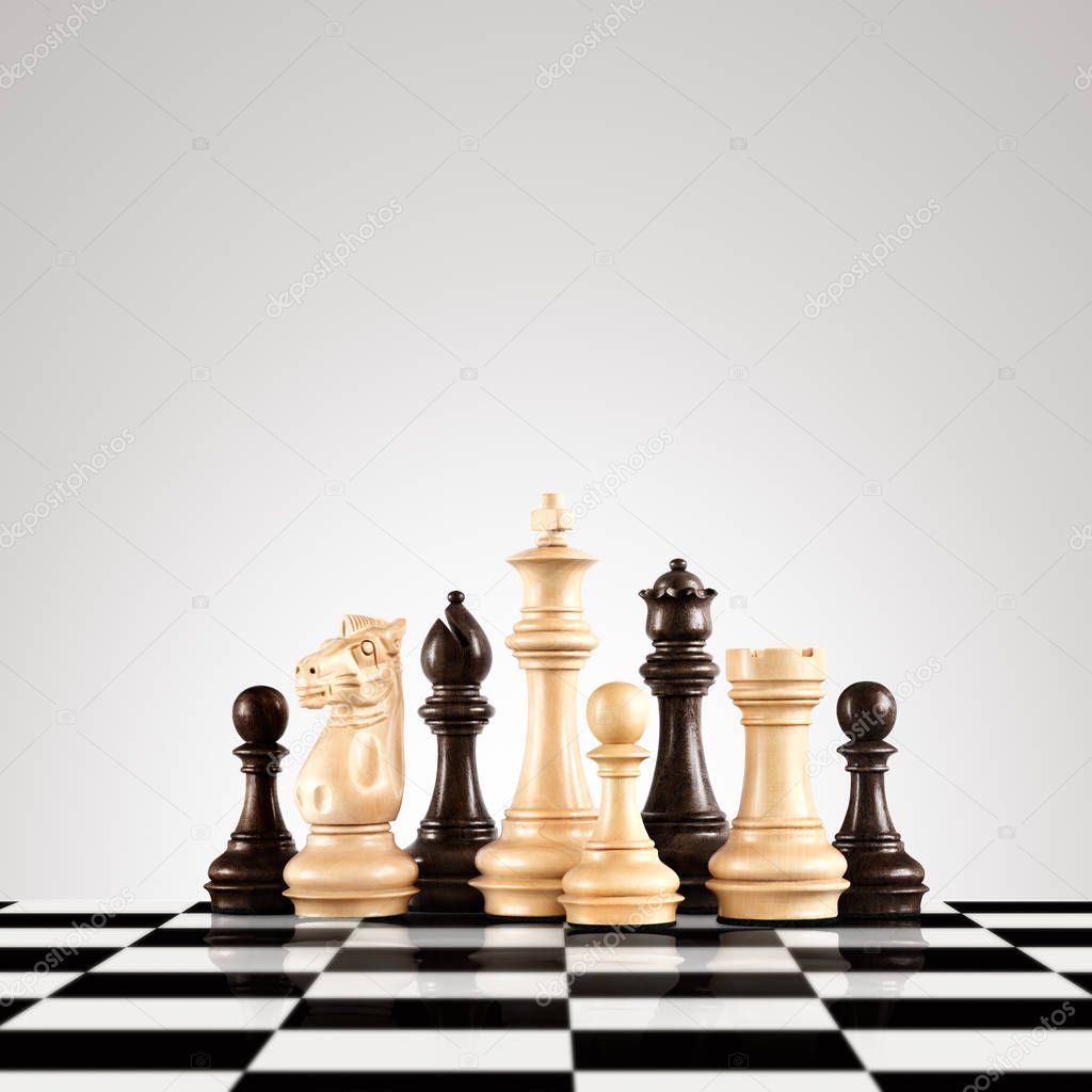 Chess game concept 