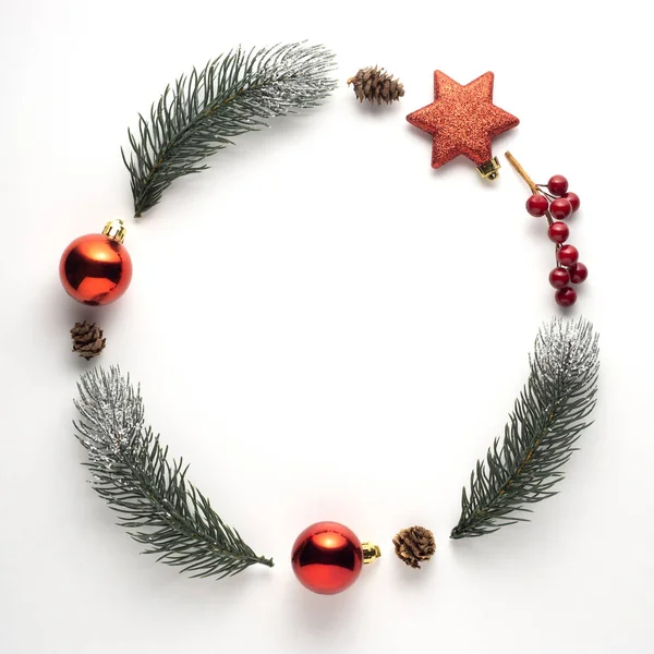 Christmas wreath. — Zdjęcie stockowe