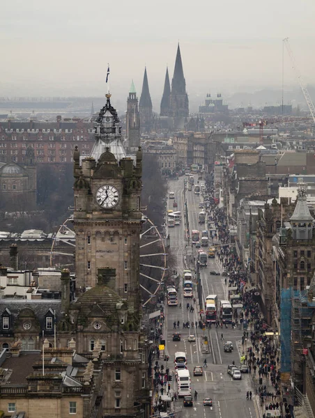 Beautiful Edinburgh Cityscape Background — ストック写真