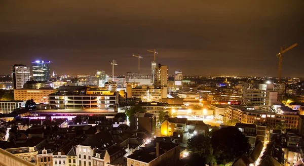 Widok Miasto Nocy Utrechcie — Zdjęcie stockowe