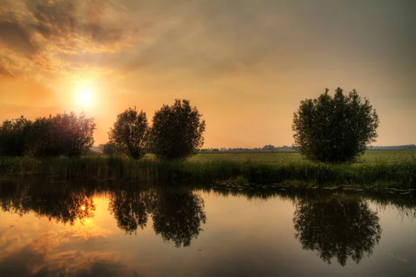 네덜란드 루게에 풍경에서 아름다운 — 스톡 사진