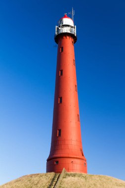 Hollanda, Ijmuiden 'deki deniz feneri.