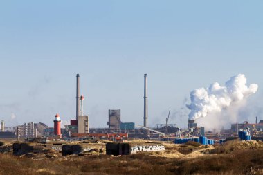Hollanda, Ijmuiden 'in ağır sanayii