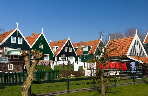 Traditionele Nederlandse Stad Marken Bij Amsterdam Een Bekende Toeristische Attractie — Stockfoto