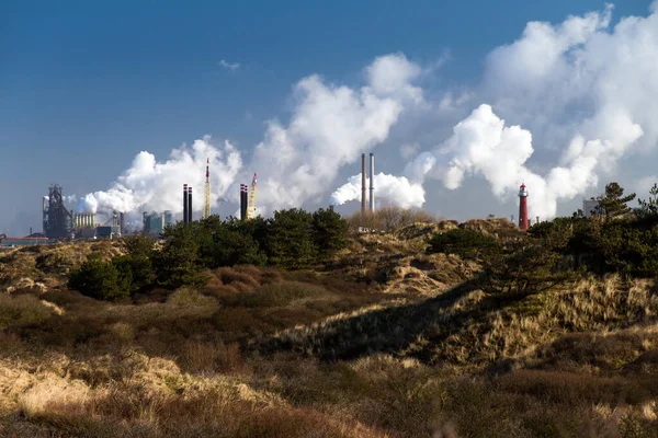 Tung Industri Ijmuiden Nederländerna — Stockfoto