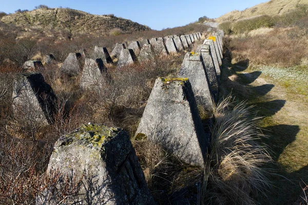 Gammal Ww2 Bunker Ijmuiden Nederländerna — Stockfoto