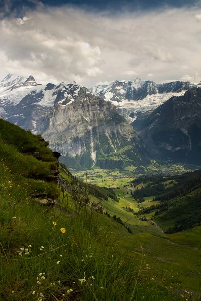 Paisaje Montaña Los Alpes —  Fotos de Stock