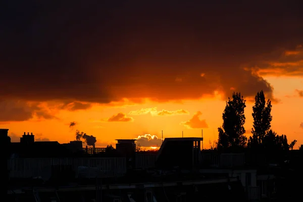 Sunset Beautiful Evening — Stock Photo, Image