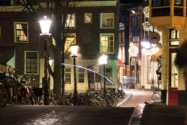 Vista Rua Amsterdã Holanda — Fotografia de Stock