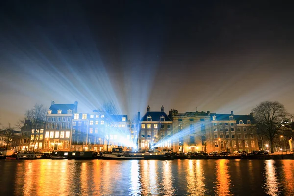 Амстердамські Канали — стокове фото