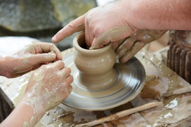 Çanak çömlek eğitim. Çanak çömlek hangi büyük türleri toprak, taş ve porselen içerir potterywares kadar yapar seramik malzemedir.