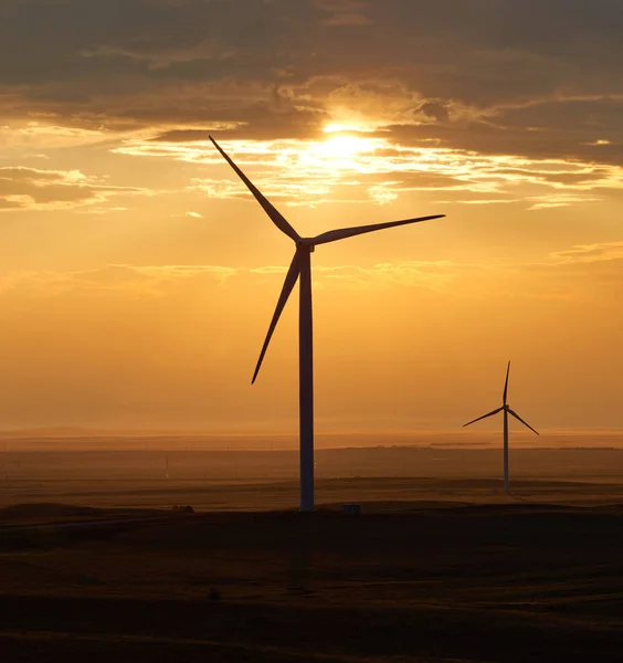 Wind power stations — Stock Photo, Image