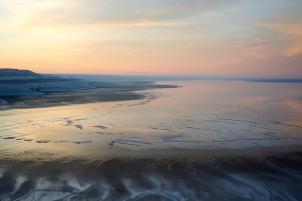 Tuz Gölü Tuzbair görünümünü — Stok fotoğraf