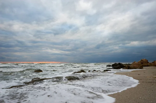 On the shore of the Caspian Sea — Stock Photo, Image