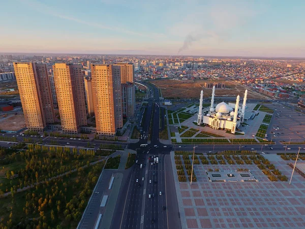 Paisaje urbano de Astana. Astana es la capital de Kazajstán . — Foto de Stock