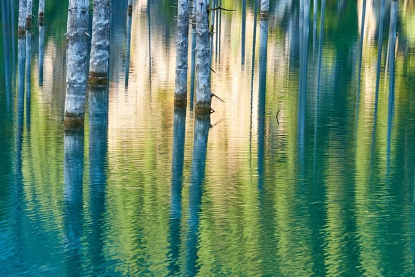 Der Birkensee Ist Ein 400 Meter Langer See Kasachstan Der — Stockfoto