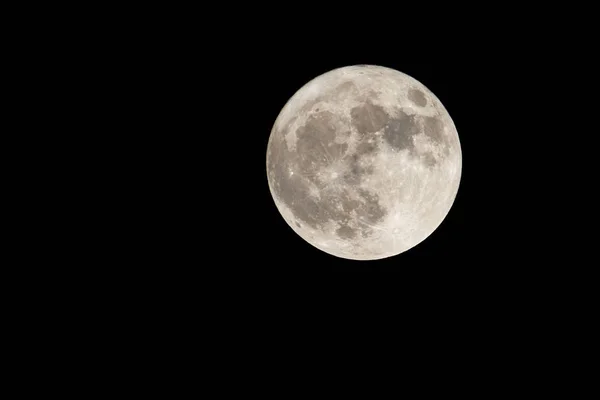 Una Super Luna Una Luna Piena Una Luna Nuova Che — Foto Stock