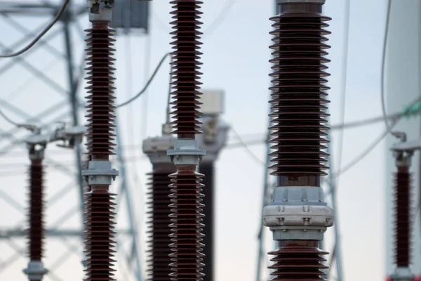 Equipo Para Electrificación Electrificación Proceso Alimentación Por Electricidad — Foto de Stock