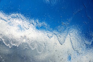 Soyut mavi ve beyaz arka plan su