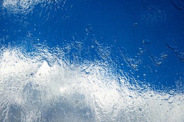 Soyut mavi ve beyaz arka plan su